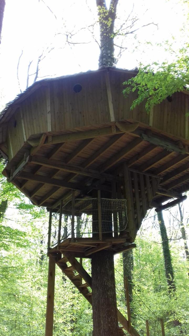 Les Cabanes Du Lac Du Der Giffaumont-Champaubert Exterior foto